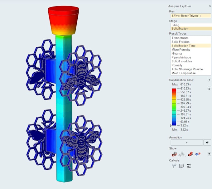 Gig Preview - Do casting method design and simulation for all types of casting