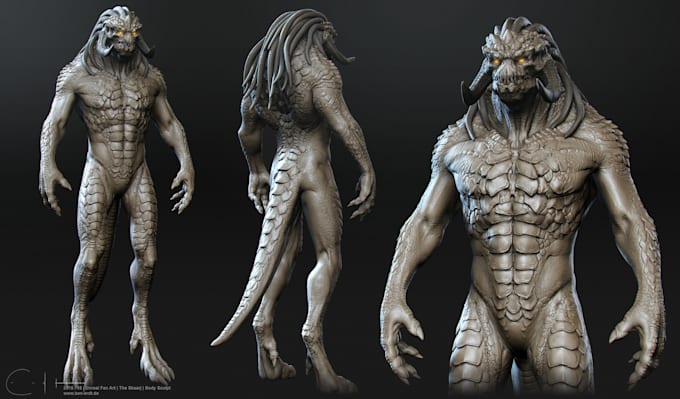 Gig Preview - Design 3d monster, alien and creature character models