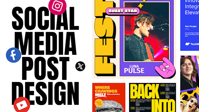 Bestseller - design professional social media post facebook instagram ads