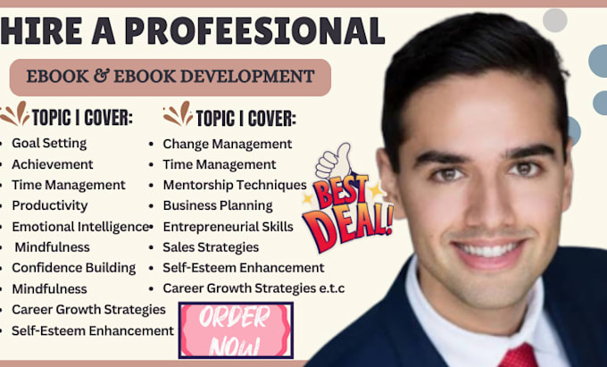 Gig Preview - Write personal development, leadership development, and business development