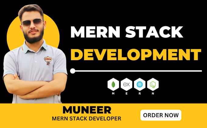 Gig Preview - Be full stack web developer as a mern stack developer