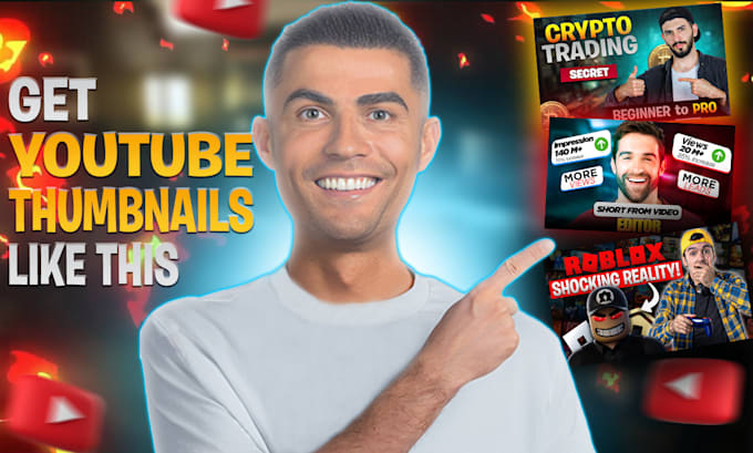 Gig Preview - Design professional youtube thumbnail design for higher CTR