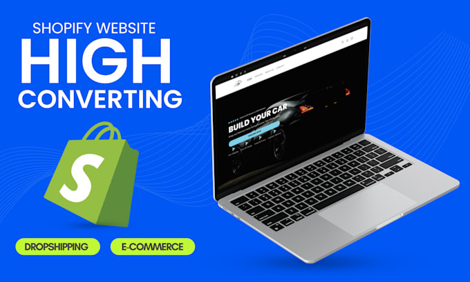 Bestseller - design shopify ecommerce website, build shopify website online store