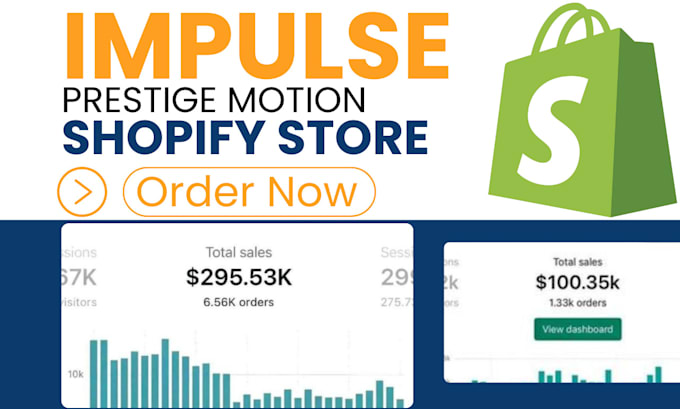 Gig Preview - Design premium impulse prestige motion ella shopify theme redesign shopify store