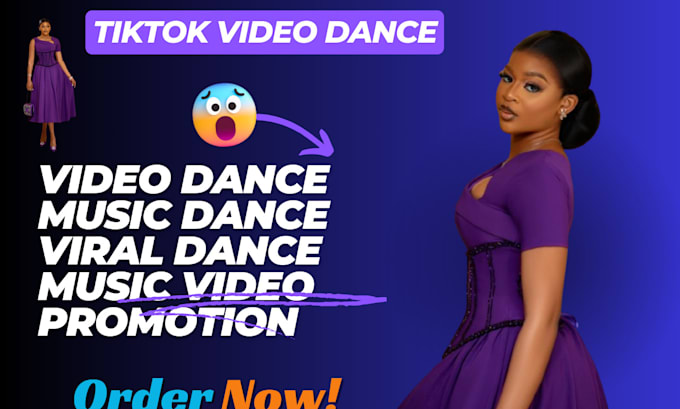 Gig Preview - Create amazing fyp viral tiktok dance video to boost your music or brand