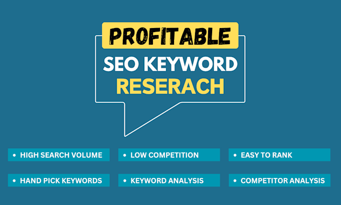 Gig Preview - Uncover profitable keywords with SEO research to boost your site ranking