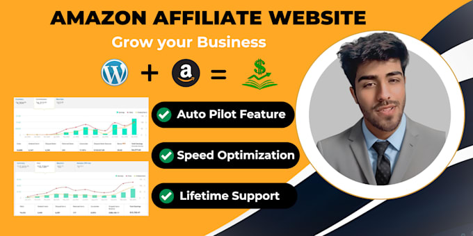 Gig Preview - Create an amazon affiliate autopilot website with auto blog