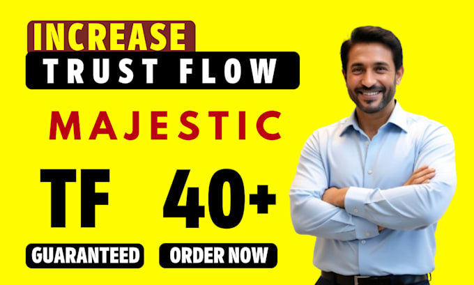 Gig Preview - Increase your website trust flow tf 40 plus