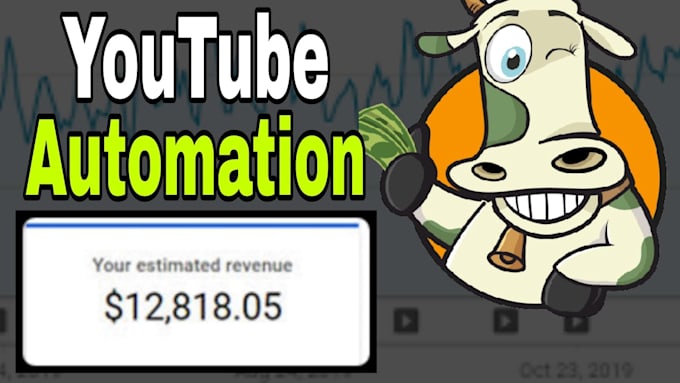 Gig Preview - Do automated cash cow videos, cash cow youtube channel