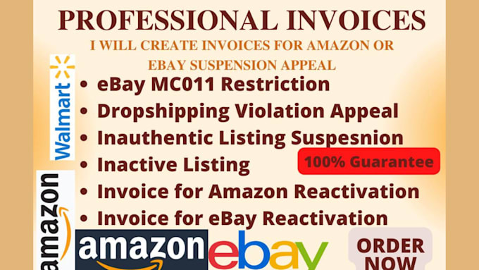 Gig Preview - Removed ebay account restriction, ebay account reinstatement mc011, mc113