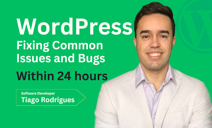 Gig Preview - Fix or repair your wordpress errors, bugs, issues, or any customizations needed