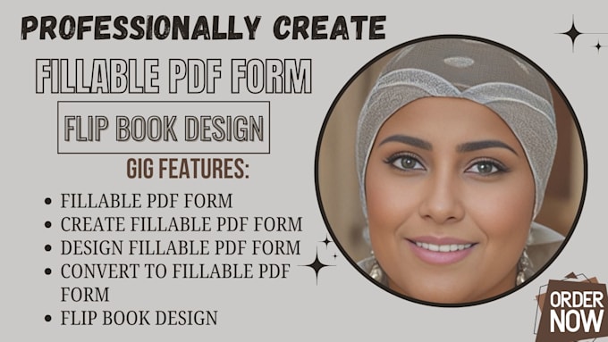 Gig Preview - Create design fillable pdf form, flipbook or covert to fillable pdf form