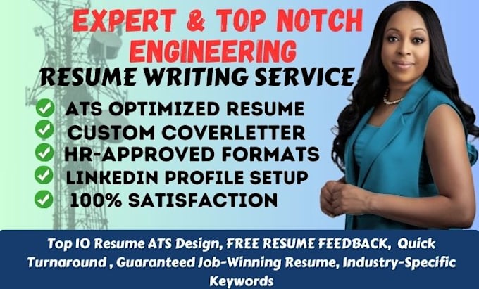 Gig Preview - Write 24hr high impact resume for automation, biomechanics, robotics engineers