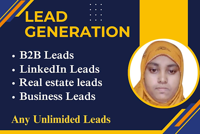 Gig Preview - Do lead generation and linkedin lead generation