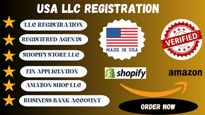 Gig Preview - Llc registration for USA and non USA resident ein number wyoming llc USA llc