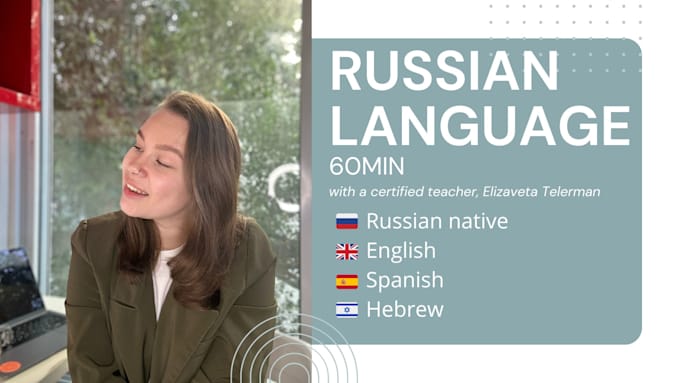 Gig Preview - Teach you speak russian in 60 minutes