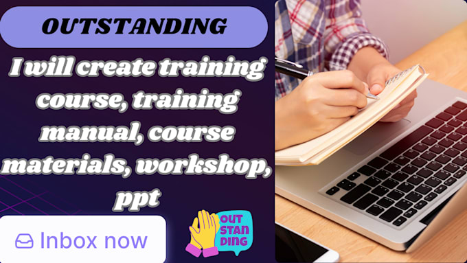 Gig Preview - Create training course, training manual, course materials, workshop, ppt