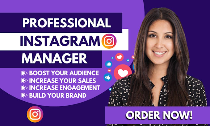 Gig Preview - Effectively promote, manage, and grow your instagram page organically