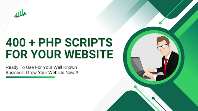 Gig Preview - Do provide you 400 plus PHP scripts for makes website