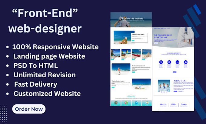 Bestseller - design responsive website exclusively by HTML,CSS,jquary,bootstrap