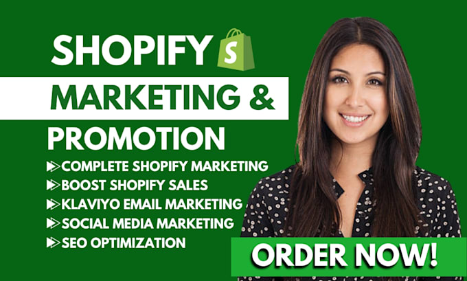 Gig Preview - Boost shopify sales, ecommerce dropshipping marketing, and store promotion ads