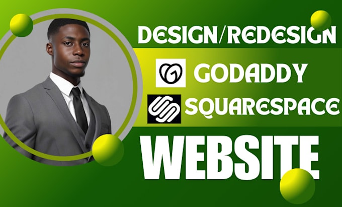 Gig Preview - Expert godaddy squarespace website redesign  SEO optimized ecommerce and code