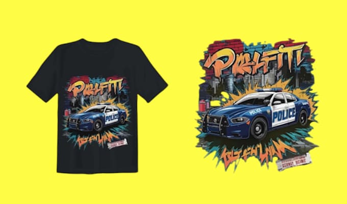 Gig Preview - Design high quality racing t shirt logo very fast with super color