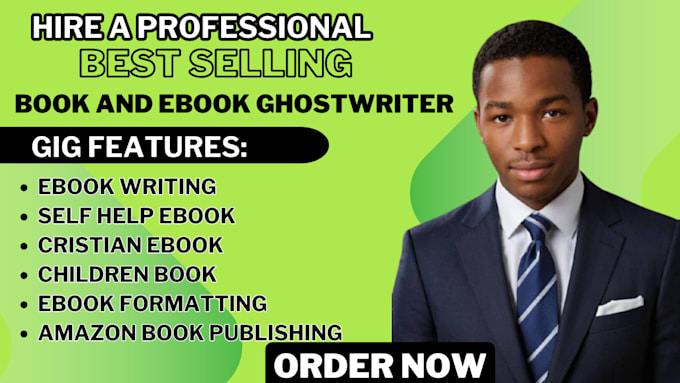 Gig Preview - Be your ebook writer ebook ghostwriter book writer