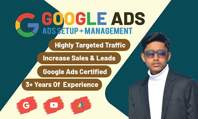 Gig Preview - Setup google ads adwords PPC campaign advertising marketing expert, specialist