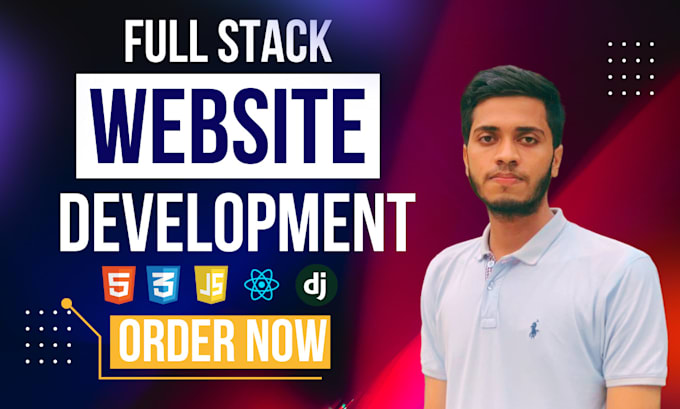 Gig Preview - Be your expert full stack developer frontend backend developer for your website