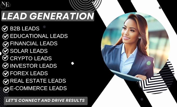 Gig Preview - Generate crypto, b2b leads and sales funnels to grow your business