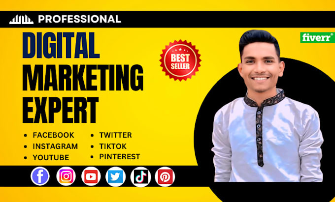 Gig Preview - Be your professional digital marketer and SEO expert