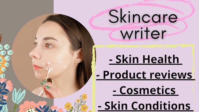 Bestseller - write content related to skincare and products