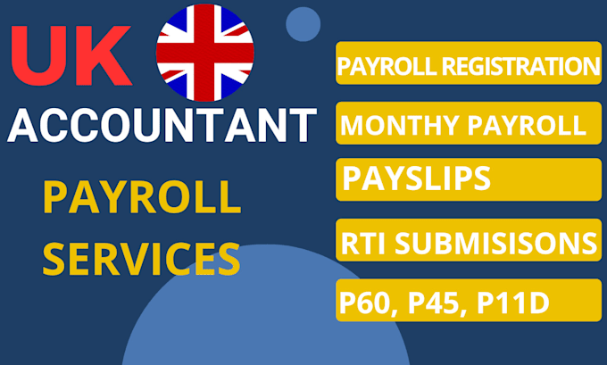 Gig Preview - Do UK payroll services registration payslips pension p60 p45 p11d