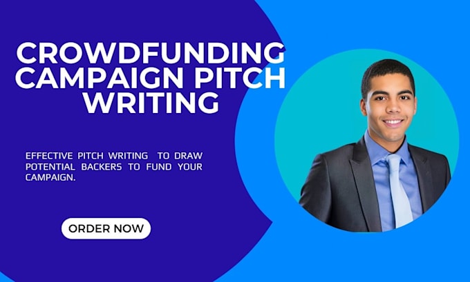 Gig Preview - Do crowdfunding pitch writing for kickstarter gofundme indiegogo