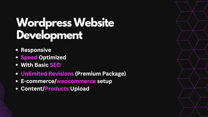 Gig Preview - Design, develop, or redesign responsive wordpress websites for blogs or business