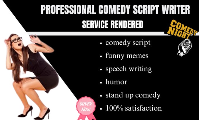 Gig Preview - Refine your comedy and create hilarious punchy jokes and script