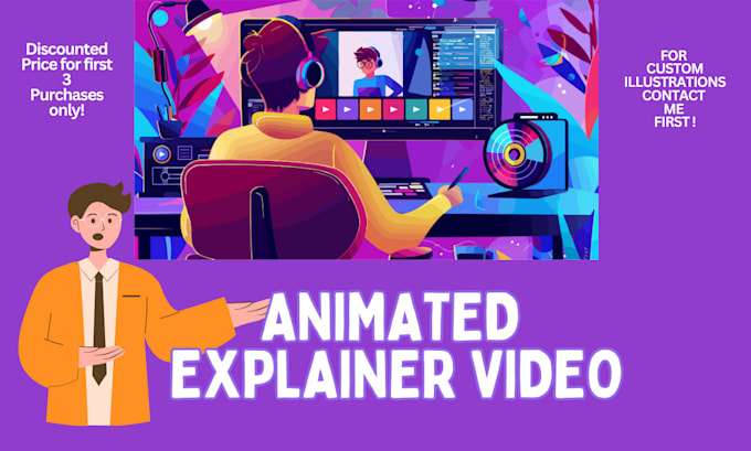 Bestseller - design animated 2d explainer video