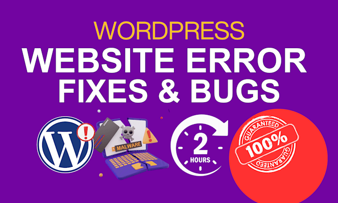 Gig Preview - Fix wordpress problems, errors, bugs, and critical issues fast help