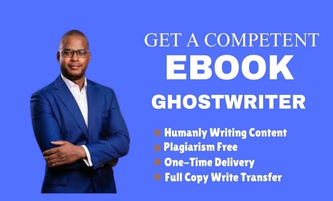 Gig Preview - Ghostwrite 20,000 words ebook as a ghost book writer