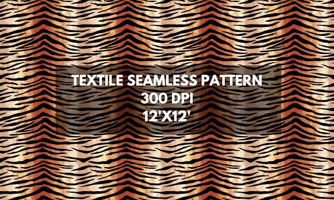 Gig Preview - Create unique seamless patterns for textile fabric prints