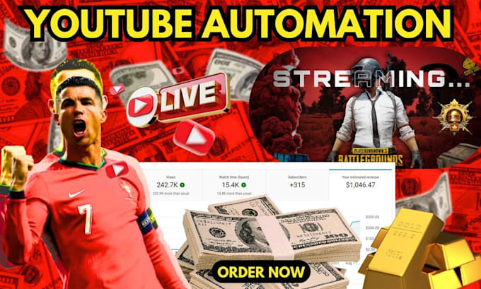 Gig Preview - Create top 10 cash cow faceless video and cash cow youtube automation channel