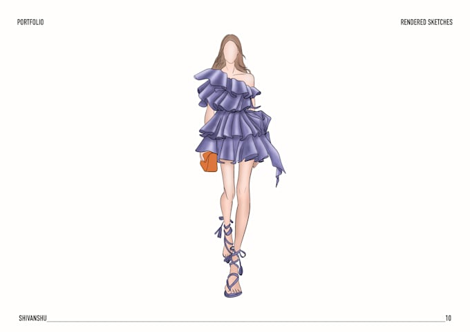 Gig Preview - Create digital fashion illustrations tailored to your vision