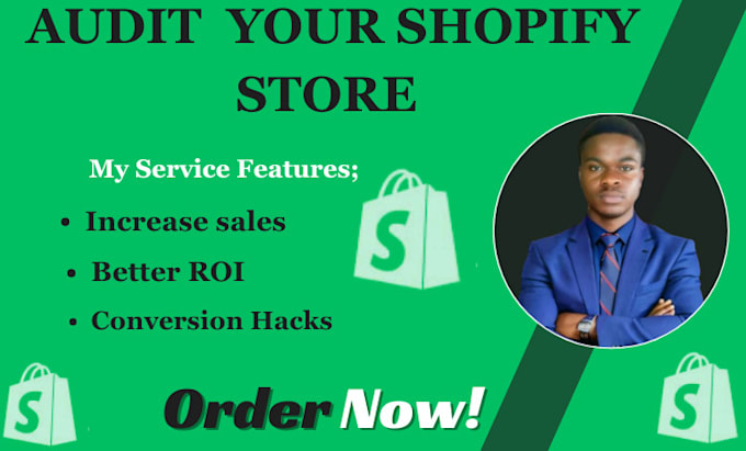 Gig Preview - Review your shopify store for conversions with a detailed list of changes