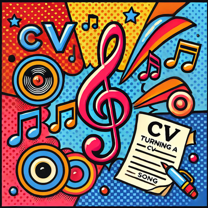 Gig Preview - Create a personalized CV song to make you stand out