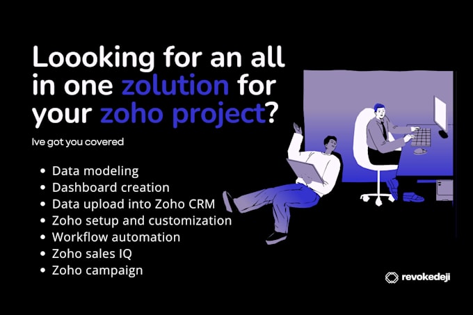 Gig Preview - Fully set up zoho CRM management sales iq admin dashboard lead generation