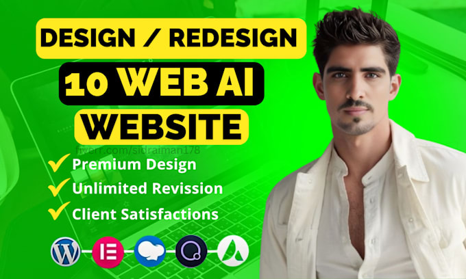 Gig Preview - Create a responsive 10web ai website within 24 hours