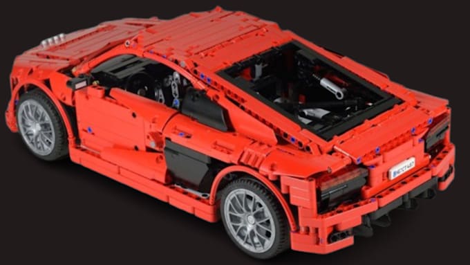 Gig Preview - Design custom lego creation and provide PDF instructions, lego car design