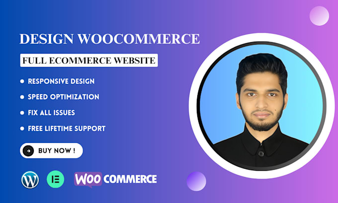 Gig Preview - Develop an ecommerce website using woocommerce