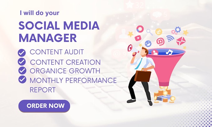 Gig Preview - Manage your social media with proven engagement strategies